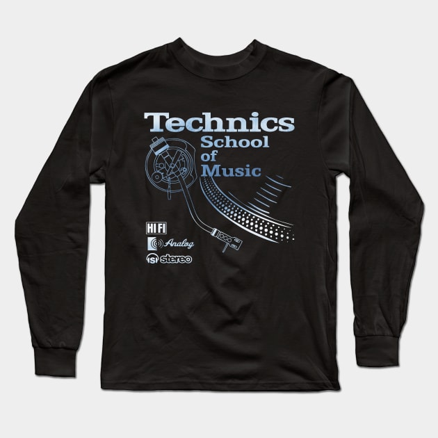 deejay shirt Long Sleeve T-Shirt by retroracing